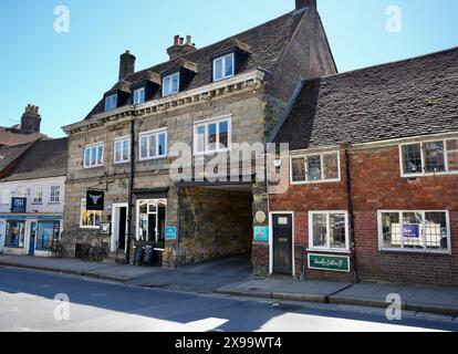 The Bull Inn, un Coaching Inn et Restaurant du 17ème siècle. Banque D'Images