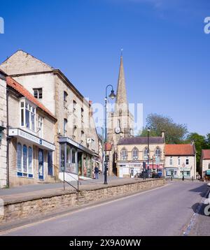 Place de marché à Pickering un jour autre que le marché Banque D'Images