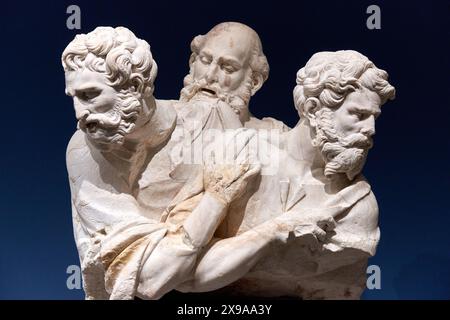 Damià forment, Dormition de la Vierge, 1534-1537, Musée National d'Art Catalan, Museu Nacional d'Art de Catalunya, MNAC, Barcelone, Espagne, Europe. Banque D'Images
