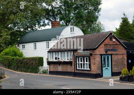 The Riverside Tea Room et The Old Mill, Eynsford, Kent Banque D'Images