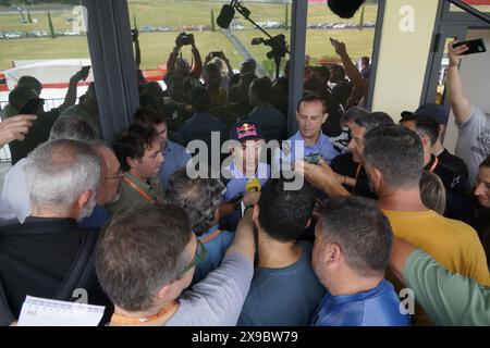 Barberino Di Mugello, Italie. 30 mai 2024. Foto Alessandro la Rocca/LaPresse30-05-2024, GRAN PREMIO D'ITALIA Brembo Sport-Motociclismo-Motomondiale GRAN PREMIO D'ITALIA Brembo- Autodromo Internazionale del Mugello- 2024-MotoGP- sur la photo : Marc Marquez- Ducati -Team Gresini photo Alessandro la Rocca/ crédit : LaPresse/Alamy Live News Banque D'Images