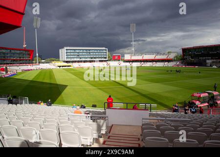 Vue générale d'Old Trafford lors du match Vitality Blast T20 entre le Lancashire et Durham à Old Trafford, Manchester le jeudi 30 mai 2024. (Photo : Mike Morese | mi News) crédit : MI News & Sport /Alamy Live News Banque D'Images