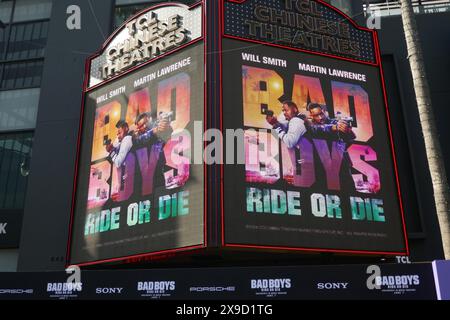 Hollywood, Californie, USA 30 mai 2024 Los Angeles première de Columbia PicturesÕ ÒBad Boys : Ride or DieÓ au TCL Chinese Theatre le 30 mai 2024 à Hollywood, Californie, USA. Photo de Barry King/Alamy Live News Banque D'Images