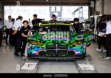 Suzuka Shi, Japon. 31 mai 2024. 07 ARA Seiji (jpn), KRUTTEN Niklas (ger), SPENGLER Bruno (CAN), BMW M Team Studie x CRS, BMW M4 GT3, lors de la Suzuka GT 3 heures Race, 3ème manche de la Super GT Series 2024, du 1er au 2 juin 2024 sur le circuit de Suzuka, à Suzuka-Shi, Japon - photo Clément Marin/DPPI crédit : DPPI Media/Alamy Live News Banque D'Images