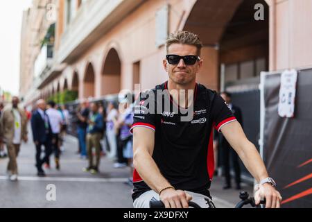 Circuit de Monaco, Monte-carlo, Monaco. 26 mai 2024 ; Nico Hulkenberg d'Allemagne et MoneyGram Haas F1 Team lors du Grand Prix de formule 1 de Monaco Banque D'Images