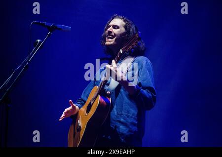 Hozier se produit au Release Athens Festival à Plateia Nerou / Grèce, juin 2019 Banque D'Images