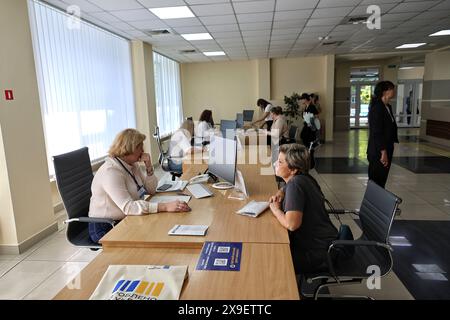 Non exclusif : ODESSA, UKRAINE - 30 MAI 2024 - Ministère de l'économie de l'Ukraine &#x92;s, le Gouvernement du Japon et le Programme des Nations Unies pour le développement ( Banque D'Images