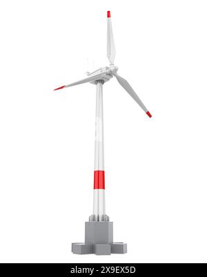 Isolé de l'éolienne Banque D'Images