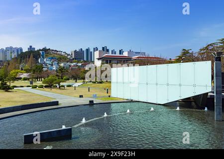 Cimetière commémoratif des Nations Unies, Busan, Corée du Sud Banque D'Images