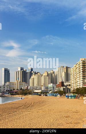 Plage de Gwangalli, Busan, Corée du Sud Banque D'Images