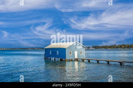 Crawley Edge Boatshed sur Swan River, Crawley, Perth, Australie occidentale, Australie Banque D'Images