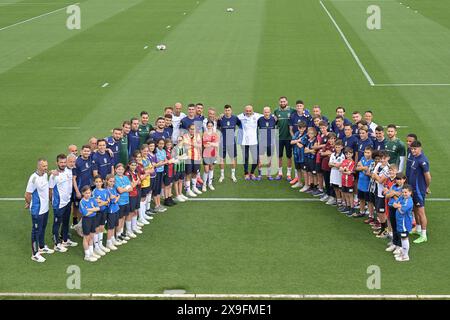 31 mai 2024, Federal Tecnichal Center, Coverciano, Italie ; Euro 2024 Football; équipe italienne de football Banque D'Images