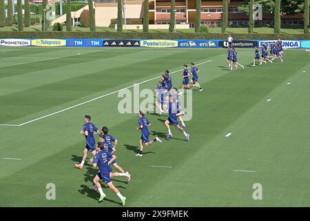 31 mai 2024, Federal Tecnichal Center, Coverciano, Italie ; Euro 2024 Football; équipe italienne de football Banque D'Images