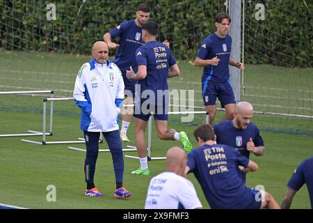 31 mai 2024, Federal Tecnichal Center, Coverciano, Italie ; Euro 2024 Football; équipe italienne de football Banque D'Images