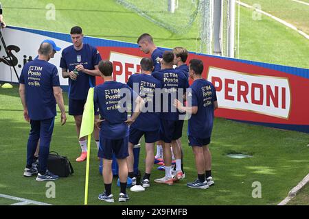 31 mai 2024, Federal Tecnichal Center, Coverciano, Italie ; Euro 2024 Football; équipe italienne de football Banque D'Images