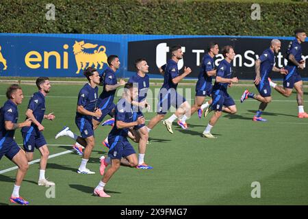 31 mai 2024, Federal Tecnichal Center, Coverciano, Italie ; Euro 2024 Football; équipe italienne de football Banque D'Images