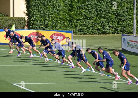 31 mai 2024, Federal Tecnichal Center, Coverciano, Italie ; Euro 2024 Football; équipe italienne de football Banque D'Images