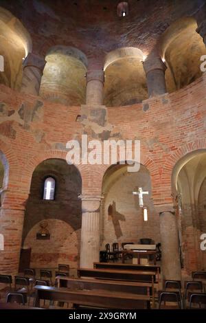 Église ronde de Mantoue, Italie. Rotonda di San Lorenzo, Mantova Banque D'Images