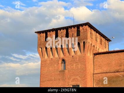 Château de Mantoue. Castello di San Giorgio, Mantova, Italie Banque D'Images