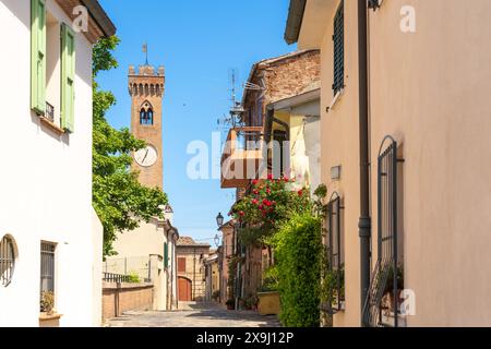 Santarcangelo di Romagna, Emilia Romagna, Italie Banque D'Images