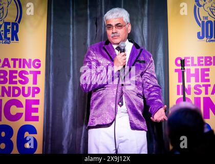 Mark Silcox, comédien stand up, Joker Comedy Club, Southend-on-Sea, Essex © Clarissa Debenham (film Free Photography) / Alamy Banque D'Images