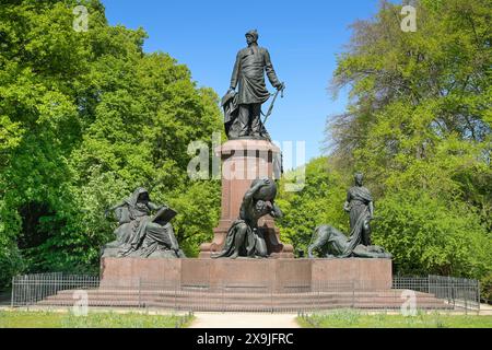 Bismarck Nationaldenkmal, Großer Stern, Tiergarten, Mitte, Berlin, Allemagne Banque D'Images