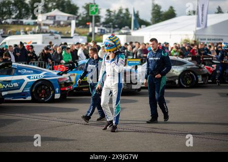 Nico Menzel (Falken Motorsports, Porsche 911 GT3 R 992, SP9, #44), GER, 52. ADAC Ravenol 24h Nuerburgring, 24 Stunden Rennen Qualifikation, 31.05.2023 Foto : Eibner-Pressefoto/Michael Memmler Banque D'Images