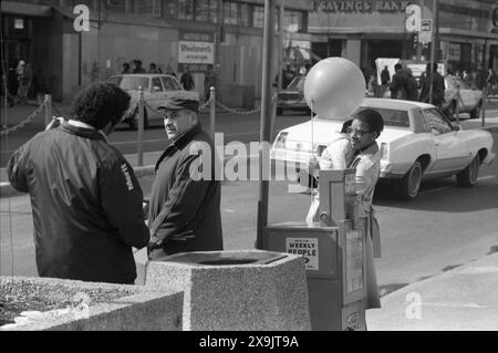 Vendeur de ballons, Philadelphie, États-Unis, 1977 Banque D'Images