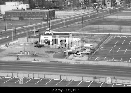 Parking, Philadelphie, États-Unis, 1977 Banque D'Images