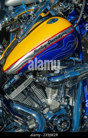 Moto Harley Davidson Banque D'Images