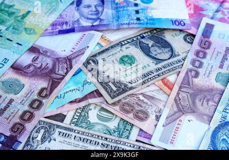 Paire de devises, trading forex Banque D'Images