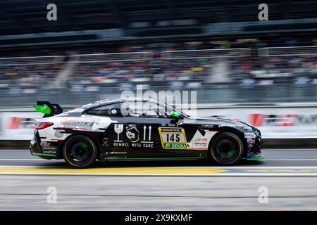 Timo Glock, Timo Scheider, Jeroen Bleekemolen, Peter Cate (Cerny Motorsport, BMW M4 GT4 G82, SP8T, #145), GER, 52. ADAC Ravenol 24h Nuerburgring, 24 Stunden Rennen, 01.06.2024 Foto : Eibner-Pressefoto/Michael Memmler Banque D'Images