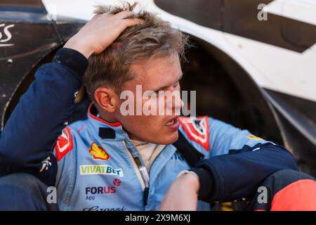 Olbia, Italie. 01 juin 2024. TANAK Ott, Hyundai I20 Rally1, portrait lors du Rallye Italia Sardegna 2024, 6ème manche du Championnat du monde des Rallye-voitures 2024, du 30 mai au 2 juin 2024 à Alghero, Sardegna - photo Nikos Katikis/DPPI crédit : DPPI Media/Alamy Live News Banque D'Images