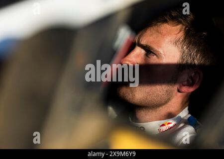 Olbia, Italie. 01 juin 2024. MUNSTER Gregoire, Ford Puma Rally1, portrait lors du Rallye Italia Sardegna 2024, 6ème manche du Championnat du monde des Rallye-voitures 2024, du 30 mai au 2 juin 2024 à Alghero, Sardegna - photo Nikos Katikis/DPPI crédit : DPPI Media/Alamy Live News Banque D'Images