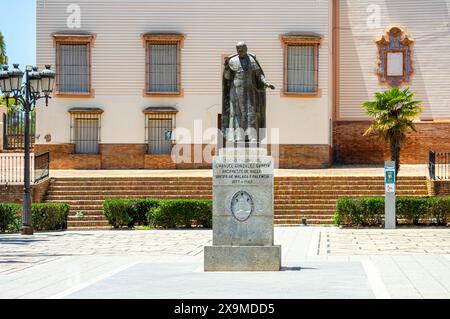 HUELVA, ESPAGNE - 11 JUIN 2023 : Paroisse principale de San Pedro à Huelva, Espagne le 11 juin 2023 Banque D'Images