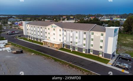 Panama City Beach, FL - 29 juin 2023 : hôtel Woodspring Suites pour séjour prolongé. Banque D'Images