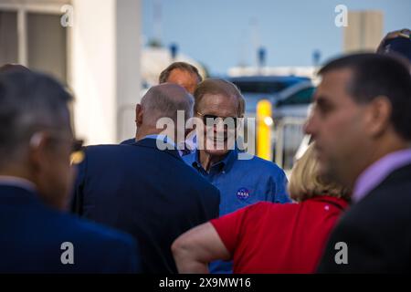 Cap Canaveral, États-Unis. 01 juin 2024. Une fusée Atlas 5 de la United Launch Alliance, désignée AV-085, lancera le vaisseau spatial CST-100 Starliner de Boeing lors de sa première mission avec des astronautes, connue sous le nom de vol d'essai d'équipage, vers la Station spatiale internationale de Cape Canaveral, en Floride, le 1er juin 2024. La capsule arrivera avec la station spatiale. (Photo de Alex G Perez/Sipa USA) crédit : Sipa USA/Alamy Live News Banque D'Images