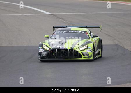 Jay Mo Härtling (Sprockhoevel/DEU) / Kenneth Heyer (Viersen/DEU) / Marcel Marchewicz (Schwetzingen/DEU), #11, MercedesAMG GT3, Team : Schnitzelalm Racing (DEU), Motorsport, ADAC Ravenol 24H Rennen Nuerburgring, Nuerburg, 30.05.2024 - 02.06.2024, Samstag 01.06.2024 Foto : Eibner-Pressefoto/Juergen Augst Banque D'Images