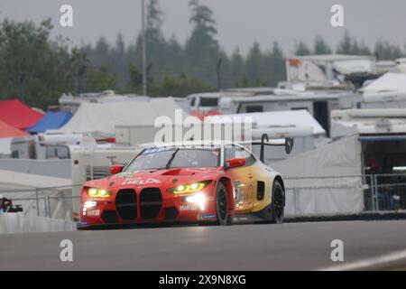 Daniel Harper (Belfast/GBR) / Max Hesse (Wernau/DEU) / Charles Weerts (Aubel/bel), #72, BMW M4 GT3, Team : BMW M Team RMG (DEU), Motorsport, ADAC Ravenol 24H Rennen Nuerburgring, Nuerburg, 30.05.2024 - 02.06.2024, Samstag 01.06.2024 Foto : Eibner-Pressefoto/Juergen Augst Banque D'Images