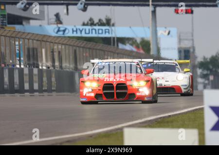 Daniel Harper (Belfast/GBR) / Max Hesse (Wernau/DEU) / Charles Weerts (Aubel/bel), #72, BMW M4 GT3, Team : BMW M Team RMG (DEU), Motorsport, ADAC Ravenol 24H Rennen Nuerburgring, Nuerburg, 30.05.2024 - 02.06.2024, Samstag 01.06.2024 Foto : Eibner-Pressefoto/Juergen Augst Banque D'Images