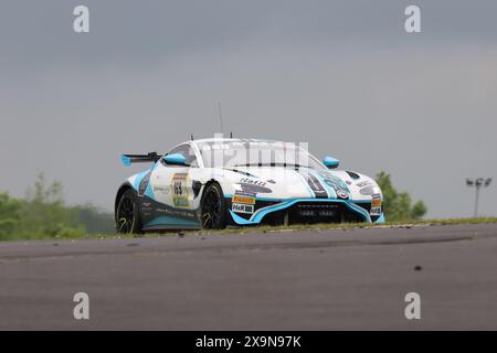 Oskar Sandberg (Huettenberg/DEU) / Aaron Wenisch (Neuenkirchen/DEU) / Michael Funke (Besigheim/DEU) / Phil Doerr (Butzbach/DEU), #169, Aston Martin Vantage AMR GT4, Team : Doerr Motorsport (DEU), Motorsport, ADAC Ravenol 24H Rennen Nuerburgring, Nuerburg, Nuerburg, 30.05.2024 - 02.06.2024, Samstag 01.06.2024 Fosest Banque D'Images