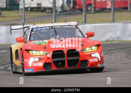 Daniel Harper (Belfast/GBR) / Max Hesse (Wernau/DEU) / Charles Weerts (Aubel/bel), #72, BMW M4 GT3, Team : BMW M Team RMG (DEU), Motorsport, ADAC Ravenol 24H Rennen Nuerburgring, Nuerburg, 30.05.2024 - 02.06.2024, Samstag 01.06.2024 Foto : Eibner-Pressefoto/Juergen Augst Banque D'Images