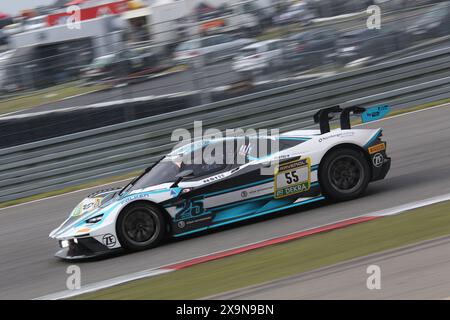 Max Hofer (Perchtholdshof/AUT) / Christian Gebhardt (Aichtal/DEU) / Fabian Vettel (Francfort/DEU) / Ben Doerr (Butzbach/DEU), #55, KTM X-Bow GT2, Team : Doerr Motorsport (DEU), Motorsport, ADAC Ravenol 24H Rennen Nuerburgring, Nuerburg, 30.05.2024 - 02.06.2024, Samstag 01.06.2024 Foto : Eibner/Presergen Banque D'Images