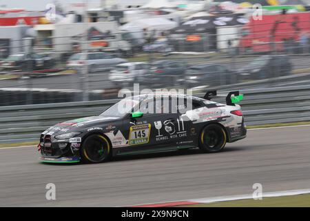 Timo Glock (Kreuzlingen/CHE) / Timo Scheider (Lochau/AUT) / Jeroen Bleekemolen (Aerdenhout/NLD) / Peter Cate Gloucesterhire/GBR), #145, BMW M4 GT4, Team : (Cerny Motorsport (DEU), Motorsport, ADAC Ravenol 24H Rennen Nuerburgring, Nuerburg, 30.05.2024 - 02.06.2024, Samstag 01.06.2024 Foto : Efost/Juergen Banque D'Images