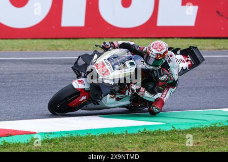 Scarperia, Italie. 31 mai 2024. Takaaki Nakagami du Japon et LCR Honda en action lors du MotoGP GP7 Gran Premio d'Italia Brembo - essais libres sur le circuit de Mugello. (Photo de Fabrizio Carabelli/SOPA images/Sipa USA) crédit : Sipa USA/Alamy Live News Banque D'Images