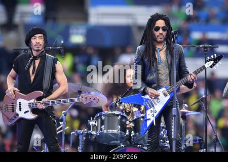 Londres, Allemagne. 01 juin 2024. Finale de la Ligue des Champions de Fussball Borussia Dortmund - Real Madrid AM 01.06.2024 im Wembley-Stadion à Londres Lenny Kravitz Foto : Revierfoto crédit : ddp Media GmbH/Alamy Live News Banque D'Images