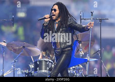 Londres, Allemagne. 01 juin 2024. Finale de la Ligue des Champions de Fussball Borussia Dortmund - Real Madrid AM 01.06.2024 im Wembley-Stadion à Londres Lenny Kravitz Foto : Revierfoto crédit : ddp Media GmbH/Alamy Live News Banque D'Images