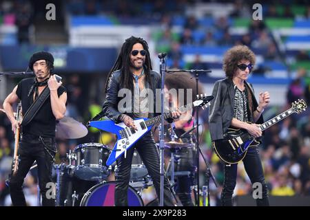 Londres, Allemagne. 01 juin 2024. Finale de la Ligue des Champions de Fussball Borussia Dortmund - Real Madrid AM 01.06.2024 im Wembley-Stadion à Londres Lenny Kravitz Foto : Revierfoto crédit : ddp Media GmbH/Alamy Live News Banque D'Images