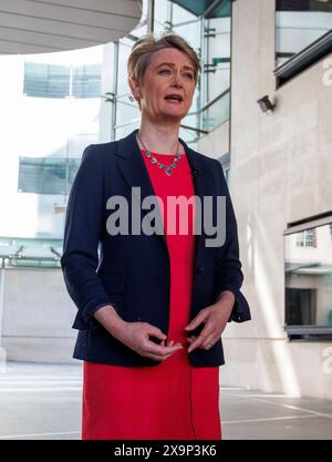 Londres, Royaume-Uni. 2 juin 2024. Shadow Home Secretary, Yvette Cooper, à la BBC pour dimanche avec Laura Kuenssberg. Crédit : Mark Thomas/Alamy Live News Banque D'Images