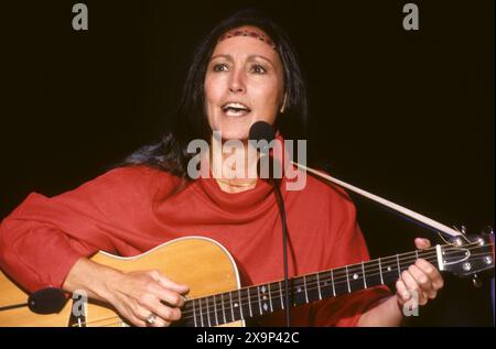 JULIE FELIX chanteuse américaine basée en Grande-Bretagne dans la musique folk Banque D'Images